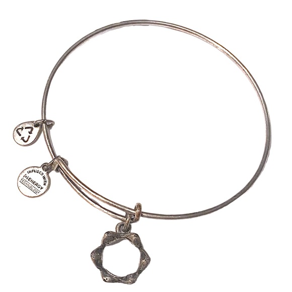 Alex & Ani CROWN charm bracelet silver - Picture 1 of 2